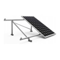 Kit estructura aluminio para x paneles en vertical - 30º Sobre suelo. Sunfer 09Vx_30
