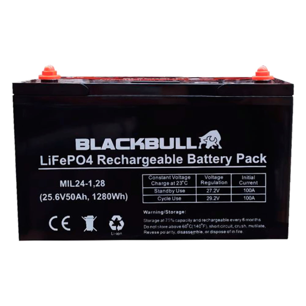 Batería Litio Blackbull 25.6V 50Ah
