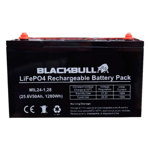 Blackbull Lithium Battery 25.6V 50Ah