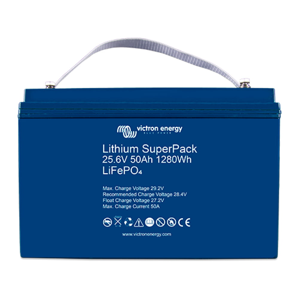 Victron SuperPack Lithium-Batterie 25,6V-50Ah