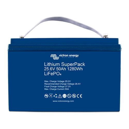 Victron SuperPack Lithium-Batterie 25,6V-50Ah