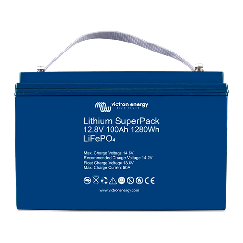 Victron SuperPack Lithium Battery 12.8V-100Ah (M8) - BAT512110710 