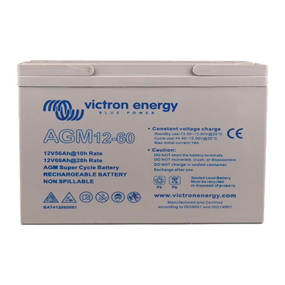 Bateria Victron 12V/60Ah AGM de ciclo profundo.