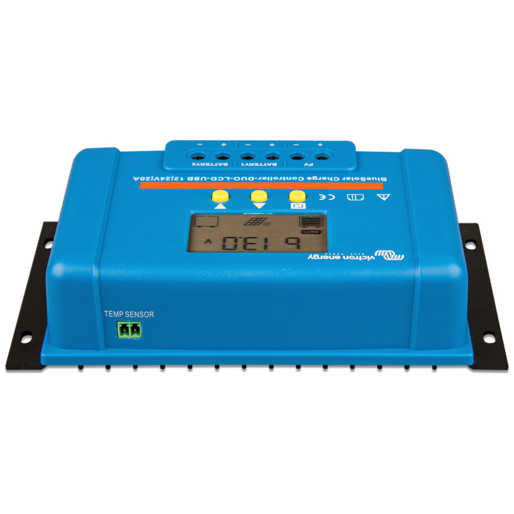 Regulador BlueSolar Victron PWM-LCD y USB 12/24V-20A – SCC010020050