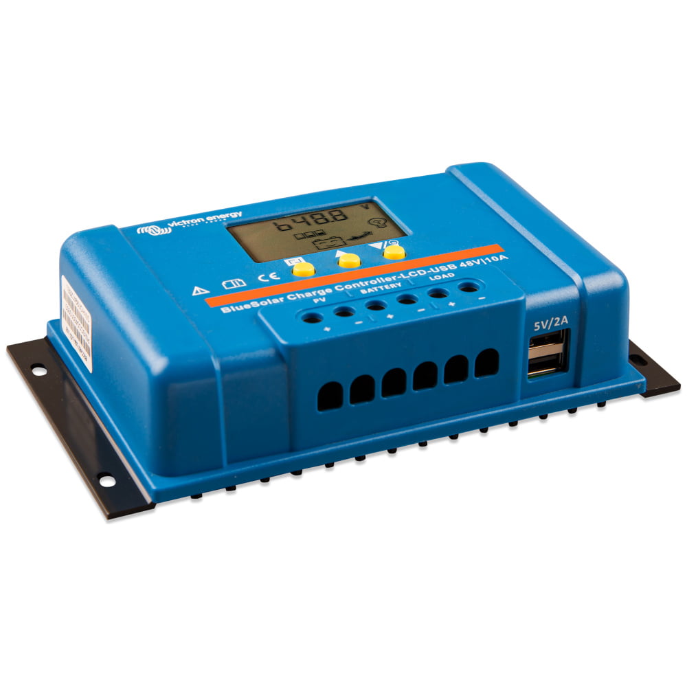 Regulador BlueSolar Victron PWM-LCD y USB 48V-10A – SCC040010050