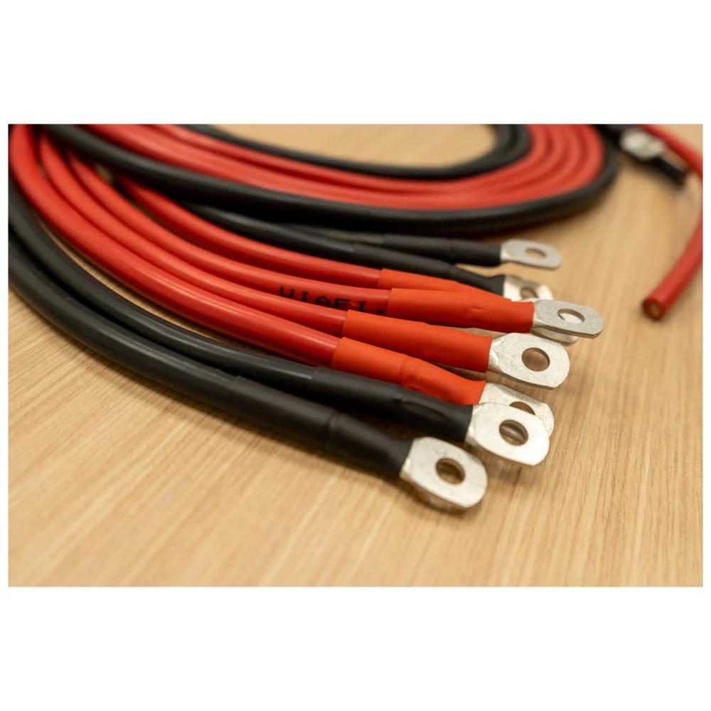 cables de bateria a medida con conector crimpado