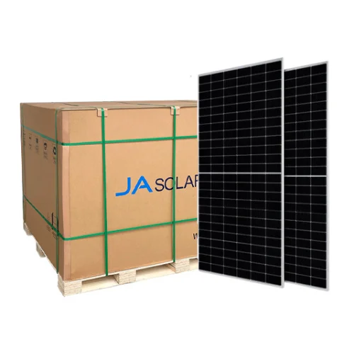 Pallet Solar Panels JA SOLAR 550W Half-Cut silver frame (JAM72S30-550/MR) 