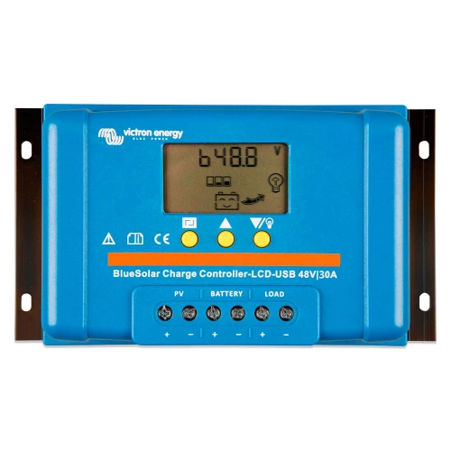 Regulador BlueSolar Victron PWM-LCD y USB 48V-30A - SCC040030050