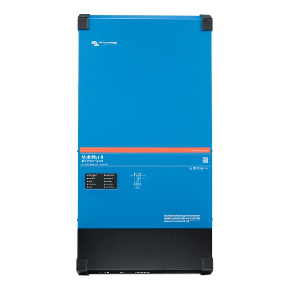 Victron Multiplus-II 48V 15000VA 200A inverter charger front view