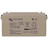 Victron Batterie AGM à cycle profond 12V/110Ah (M8) - BAT412101085