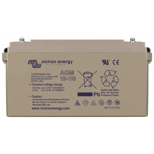 Batería Victron 12V/110Ah AGM Deep Cycle (M8) - BAT412101085