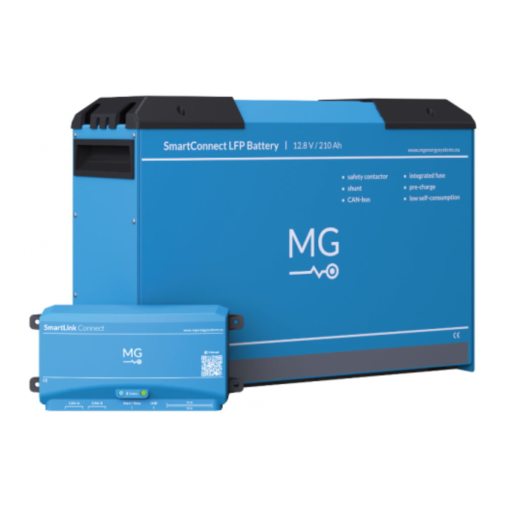 MG LFP Battery 12.8V/210Ah/2700Wh SmartConnect - MGLFPSC120210