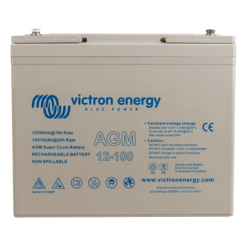 Batería Victron 12V/100Ah AGM Super Cycle (M6) – BAT412110081