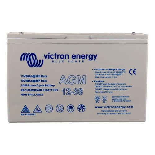 Batería Victron 12V/15Ah AGM Super Cycle (faston 6.3x0.8mm) – BAT412015080