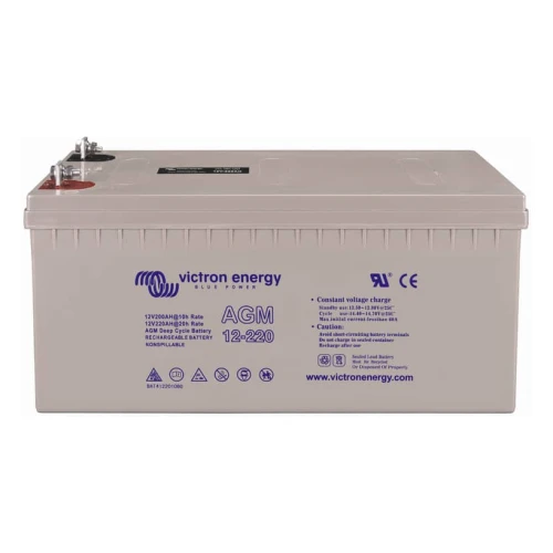 Batería Victron 12V/220Ah AGM Deep Cycle (M8) - BAT412201085