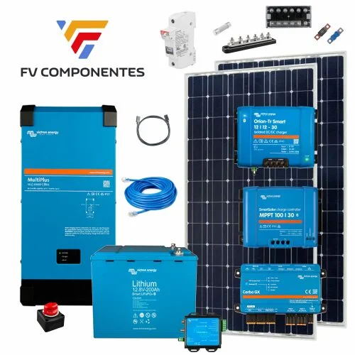 Kit Solar Camper Victron Multiplus 2000W - Litio 200Ah (2)