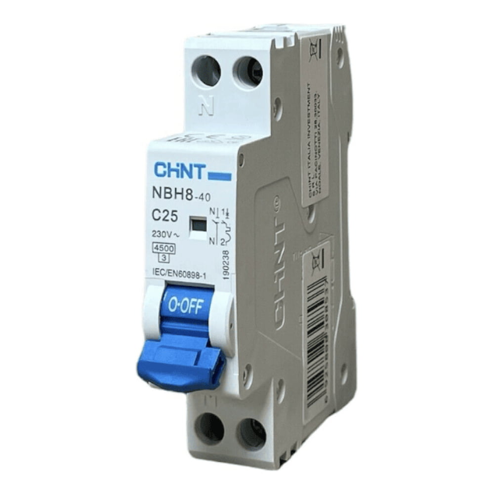 Circuit breaker Chint NBH8-40 C25 25A C 4,5kA - NBH8-1N-25C4.5