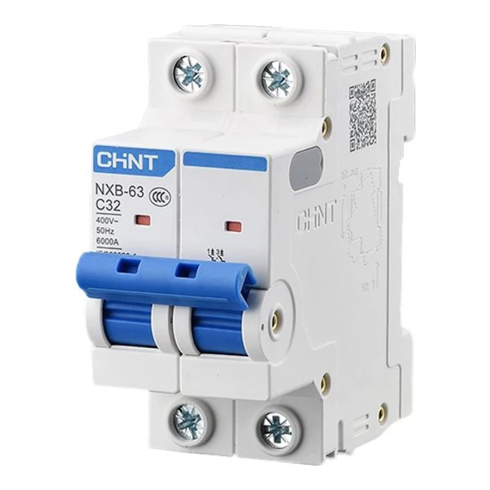 Circuit breaker Chint NXB-63 C32 32A C 6kA - NXB-63-2-32C