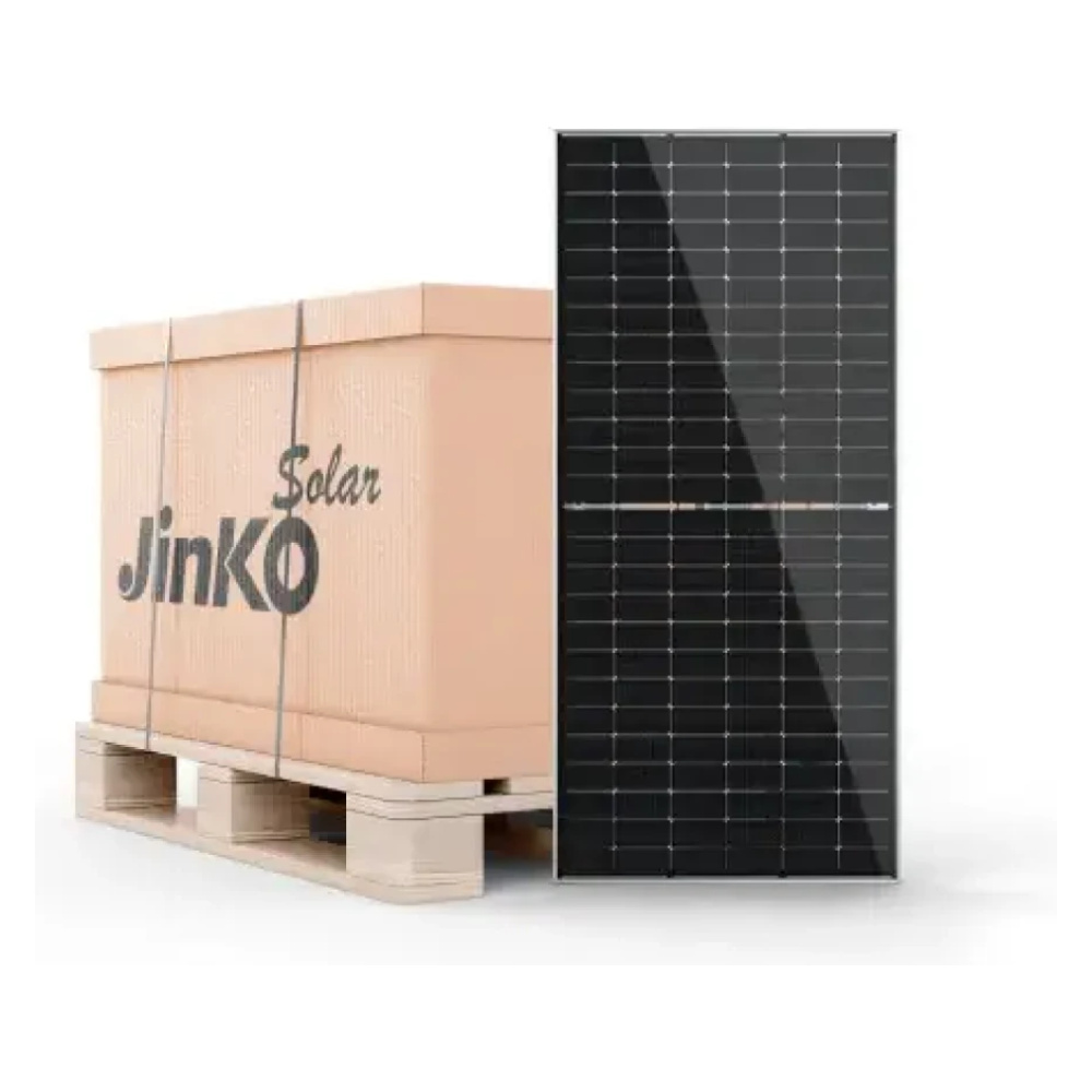 Palete Painéis solares Jinko 600W TIGER-NEO-66HL4M-BDV Bifacial