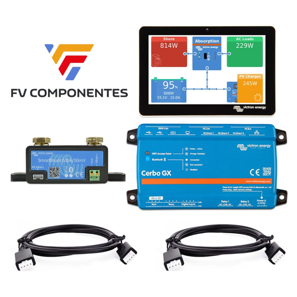 Cerbo GX and Touch 70 monitoring kit