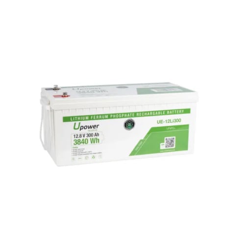 Bateria de lítio Upower 12.8V/300Ah - UE-12LI300