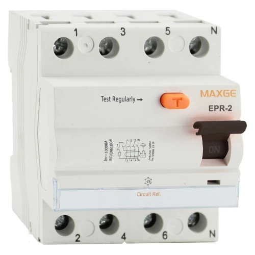 Diferencial Maxge Alpha+ 4P, 40A, 300mA. Clase A superinmunizado. 10kA