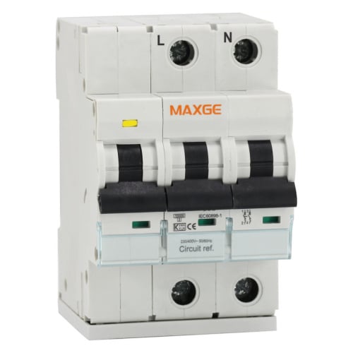 Maxge Alpha+ 2P P+T Surge Protector, 40A, Type 2/Class C, 15kA Max, - EPBOV2SC40