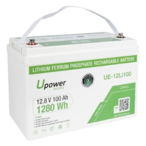 Bateria de lítio Upower 12,8V/100Ah - UE-12Li100