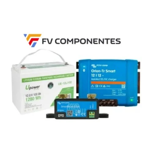 Kit Solar Camper Litio 100Ah