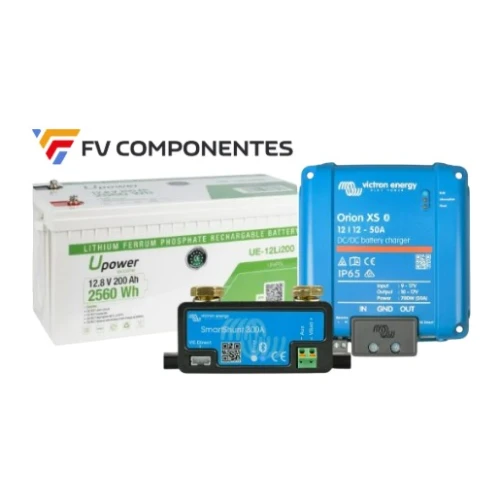 Kit Solar Camper Litio 200Ah