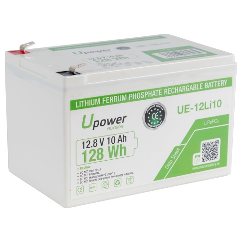 Bateria de lítio Upower 12.8V/10Ah - UE-12Li10