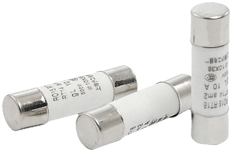 Fusible cilindrico 10x38mm 25A 1000VDC - Especial fotovoltaica - Maxge MG10PV25