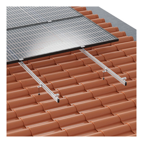 SUNFER 01V6-L Koplanarstütze mit verschraubter L-Verbindung für Ziegeldach. 6 vertikale Module - 10232