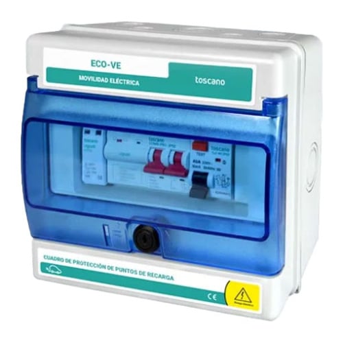 TOSCANO AC Box trifásico 40A, rearmable – 10002934