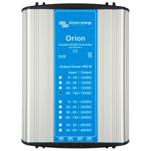 FVComponentes.com - Tienda solar especializada en Victron Energy 49 Convertidores CC-CC Orion aislados, modelos de 360 W y para fines específicos