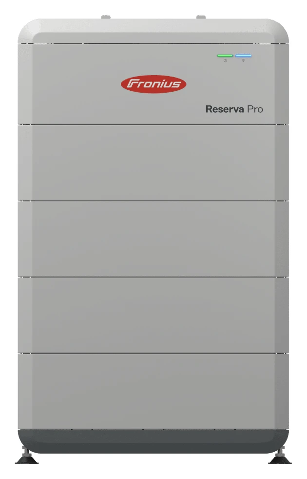 Fronius Reserva PRO-Batterie 16,0 kWh Fronius Reserva PRO 16,0-kWh-Batterie mit vier Modulen – Vorderansicht