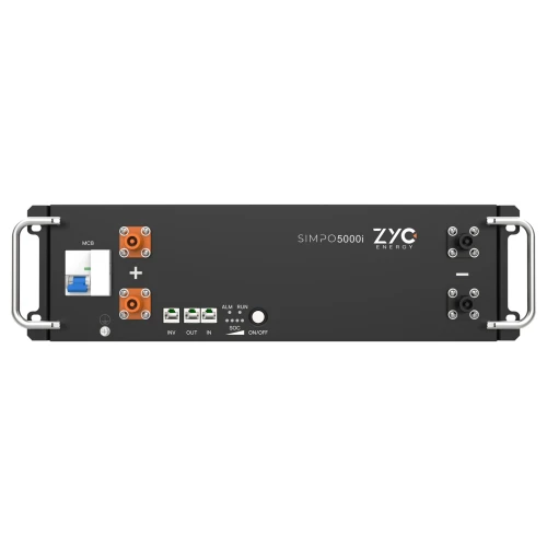 FVComponentes.com - Tienda solar especializada en Victron Energy 48 Batería ZYC SIMPO 5000i con interruptor integrado