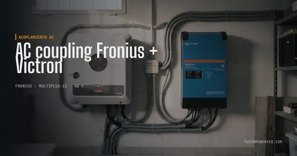 Acoplamento CA Fronius + Victron — guia técnico da FV Componentes