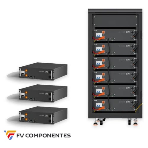 Pack batterie ZYC SIMPO 5000 15,36 kWh avec armoire