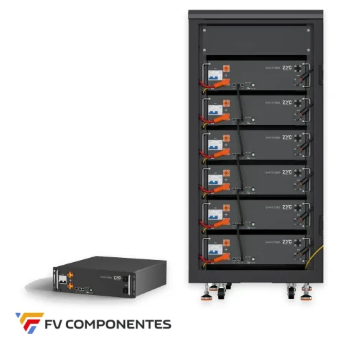 FVComponentes.com - Tienda solar especializada en Victron Energy 44 Pack Batería ZYC SIMPO 5000 30,72 kWh con armario