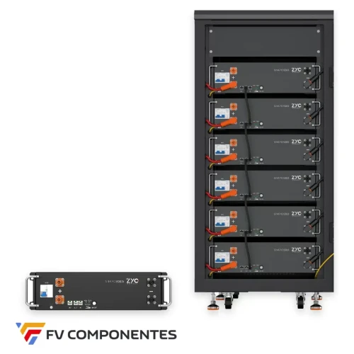 FVComponentes.com - Tienda solar especializada en Victron Energy 46 Pack Batería ZYC SIMPO 5000i 30,72 kWh con armario