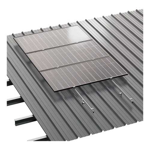 FVComponentes.com - Tienda solar especializada en Victron Energy 50 SUNFER 03V3 Soporte coplanar continuo, fijación a correas. 3 módulos en vertical – 10241