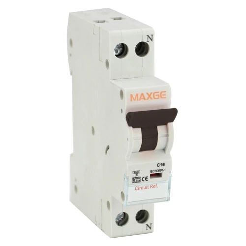 FVComponentes.com - Tienda solar especializada en Victron Energy 57 Magnetotérmico estrecho Maxge EPDPN 1P+N curva C 6kA
